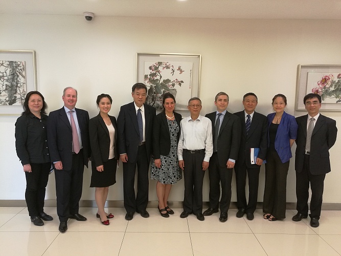 Meeting with Shanghai CPPCC on Shanghai's Business Environment